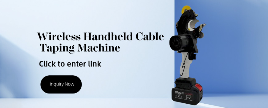 Ta wire wrapping med deg overalt! AT-101 trådløse håndholdte kabelteipemaskin leverer rask, bærbar og presis teiping uten grenser.