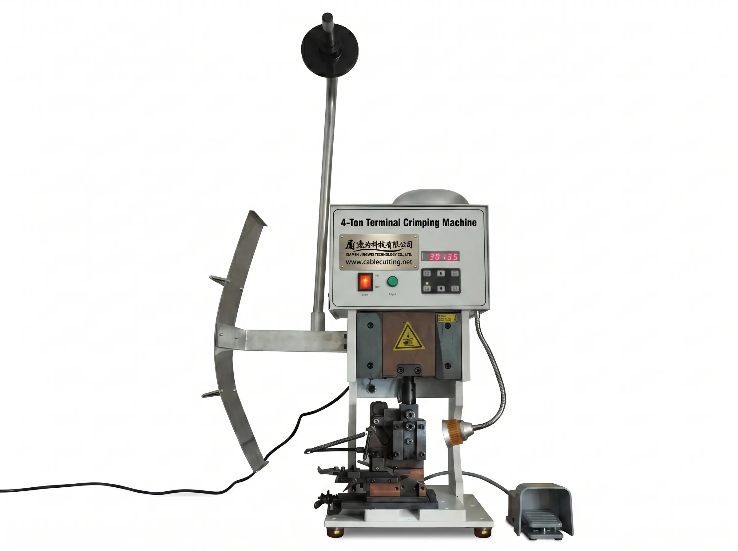 WPM-4000S Halvautomatisk krympemaskin for terminaler – Øk produksjonen