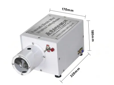 Halvautomatisk pneumatisk elektrisk trådstripper og -vridemaskin WPM-200 - Halvautomatisk stålbørstemaskin