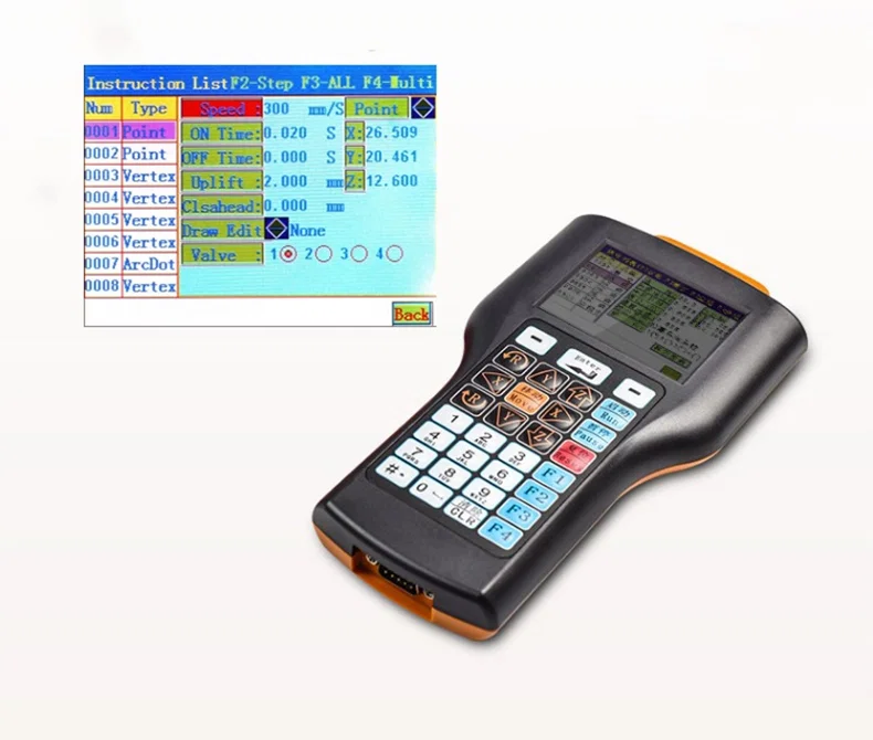 Solid lim hot melt dispenseringsrobot, høykvalitets desktop 551 limdispenserrobot, Viscosity Hot Melt Dispensering Robot