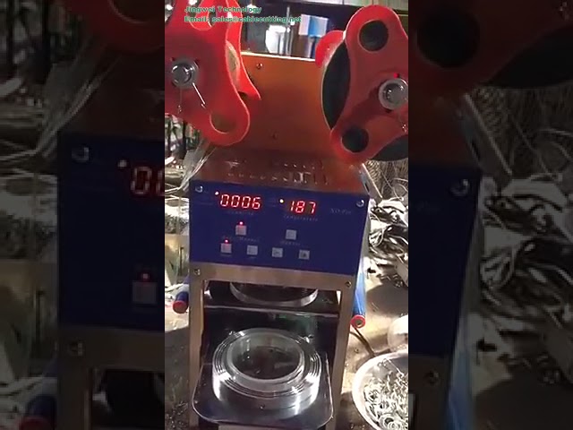 F08 Elektrisk Bordmodell Automatisk Kopp- og Flaske Forseglingsmaskin for Melkete-butikker og Kaffebarer