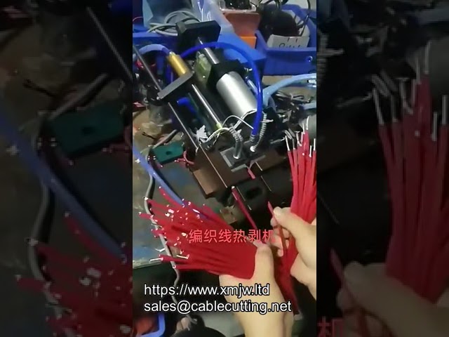 WPM 310a Kabeltråd Varmavisolering Maskin Flettet Tråd Pneumatisk Varmavisolering Maskin