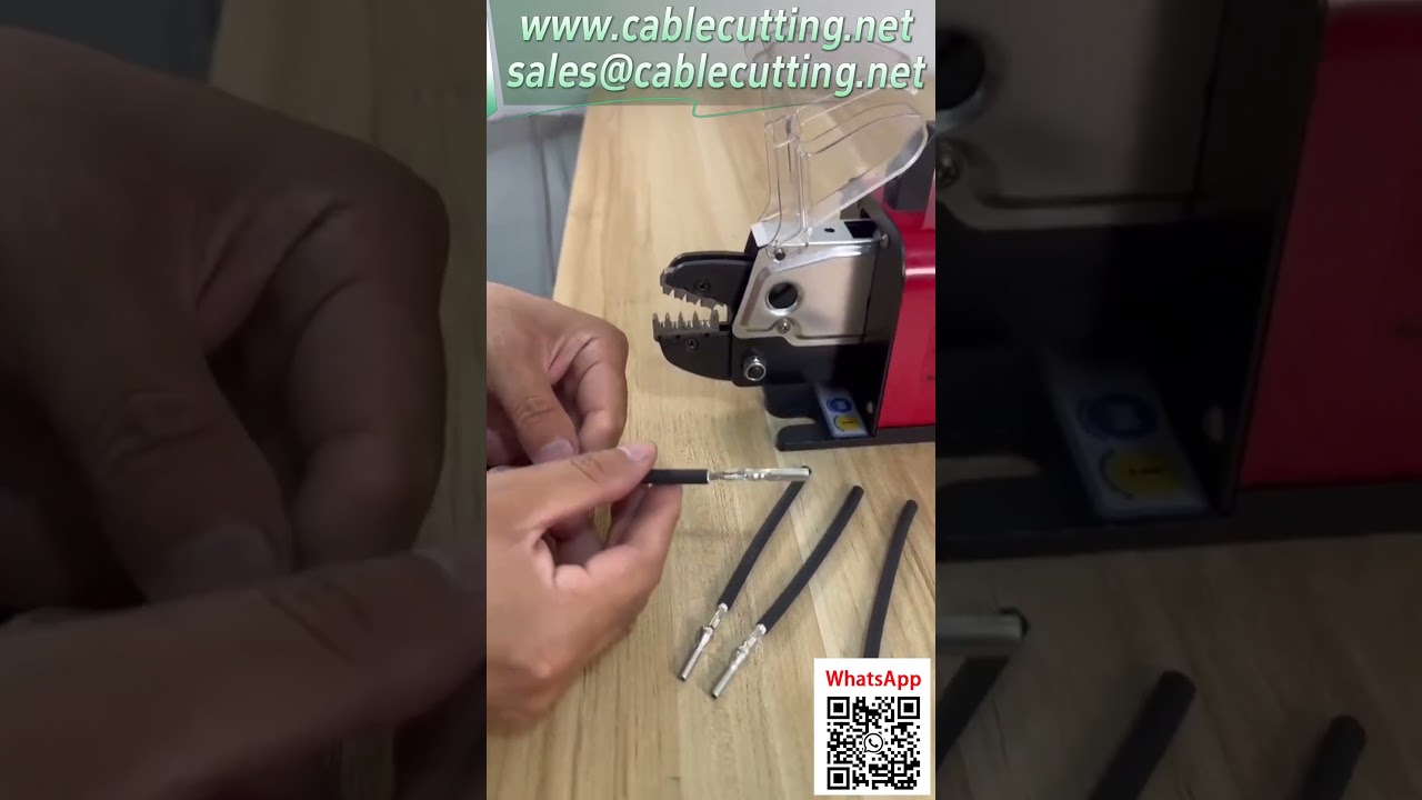 【5ND pneumatisk presstang】Krymping av solcelleterminaler – operasjonsvideo