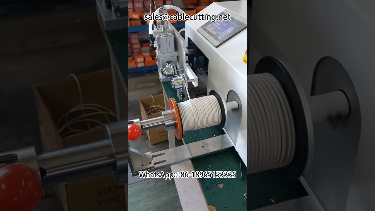 Automatisk måltelling, sortering, kutting og vikling av ledninger – effektiv maskin for metertelling