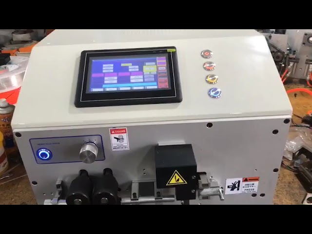新款SWT-508-ZW25双头自动剥线折弯机 7英寸触摸屏 工厂自动化利器