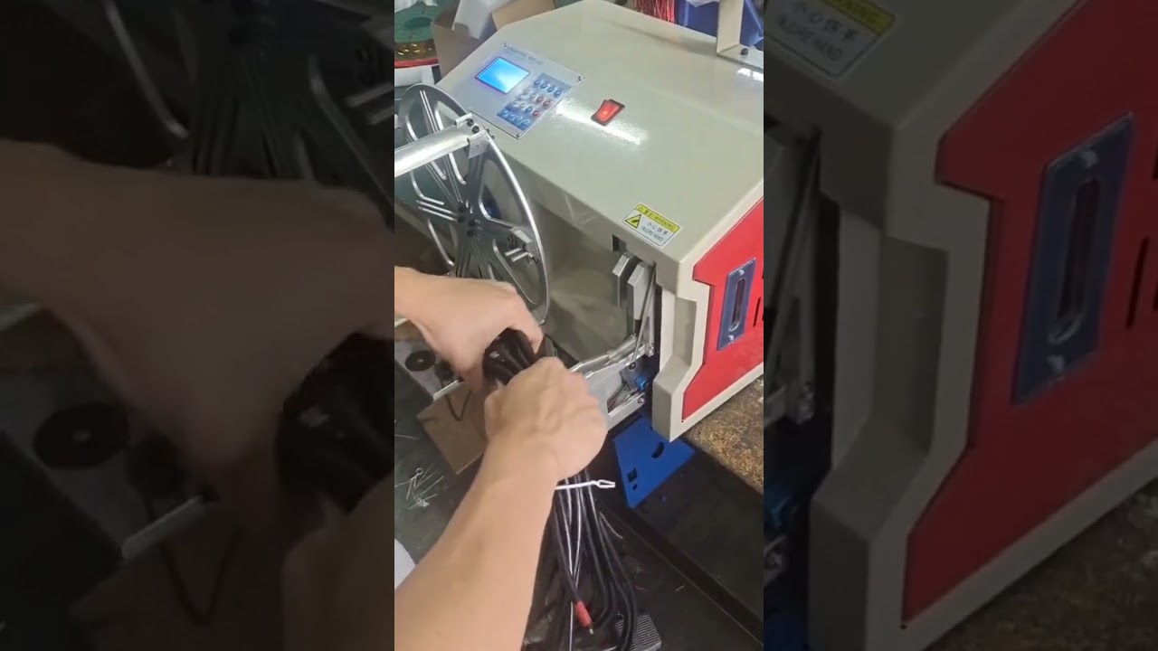 定制大尺寸线材绕线打捆一体机 #工厂 #自动化设备