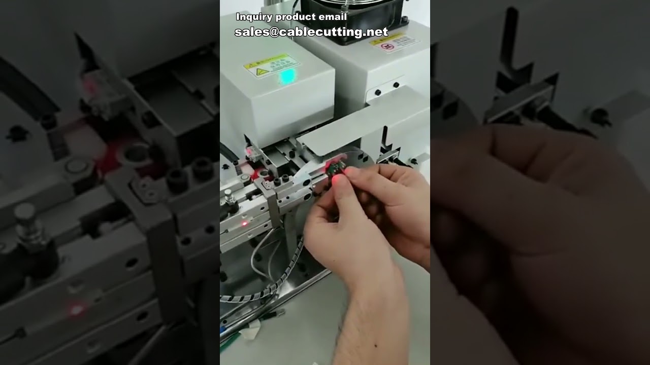 Automatisk hylseinnføringsmaskin for ledninger | Varmekrympemaskin