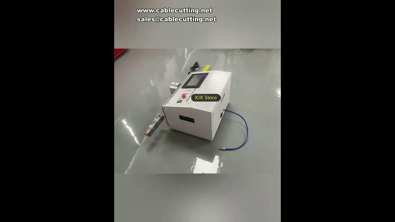 全自动0.3-10mm²电线剥皮裁切机 550W触摸屏可调式电缆剥线机