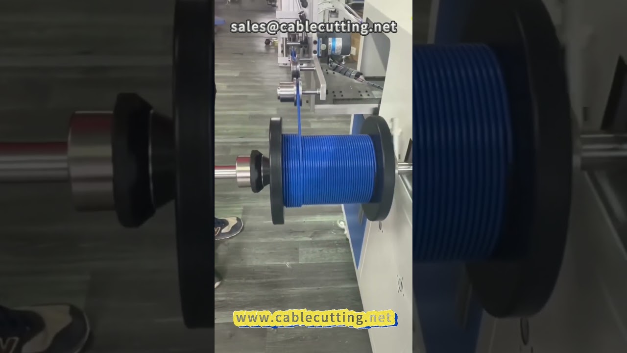 3-spindlet profesjonell viklingsmaskin for tråd og kabel | Automatisk binding og behandling