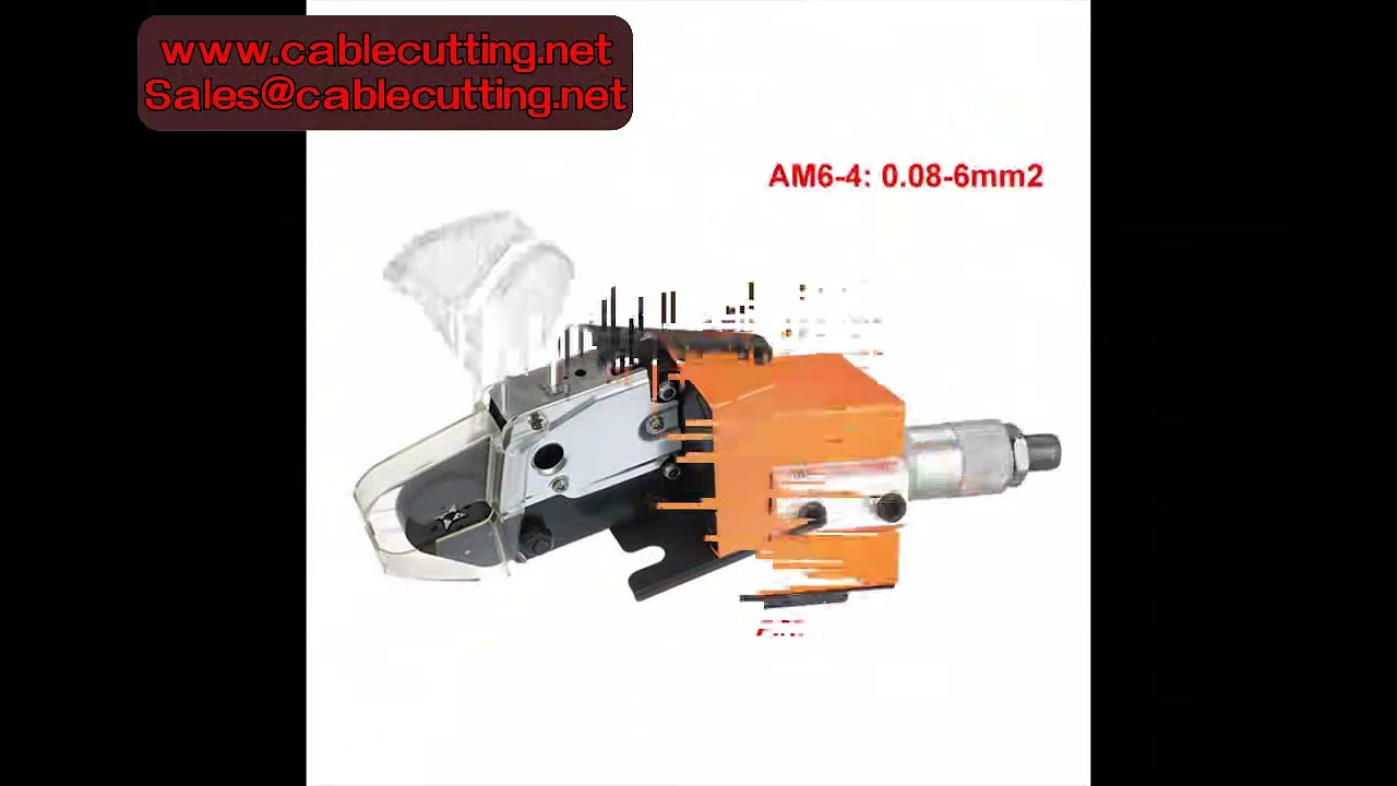 AM-6 Pneumatisk Krympemaskin for 0,08–6 mm² Firkantterminaler – Presis og Fleksibel Krymping