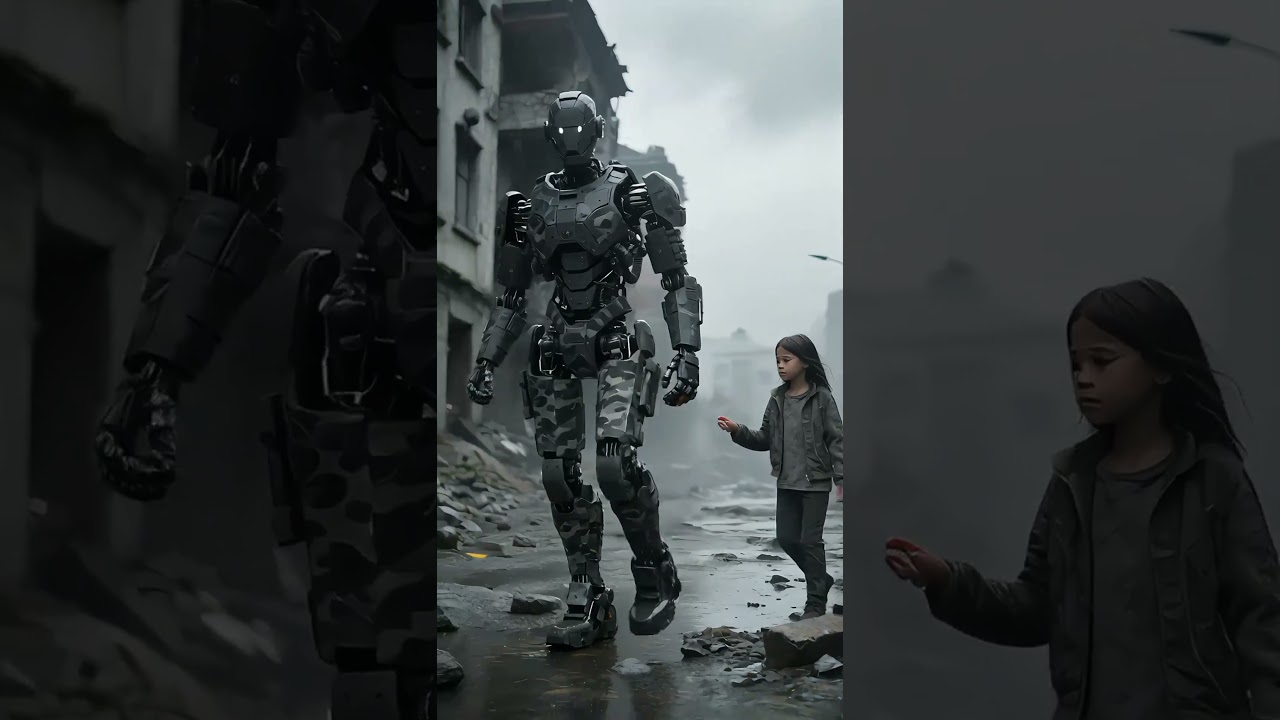 Robot og redningshund i samarbeid redder liten jente