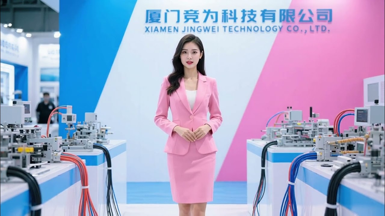 Xiamen Jingwei Technology viser frem avansert kabelbuntbehandling på messen