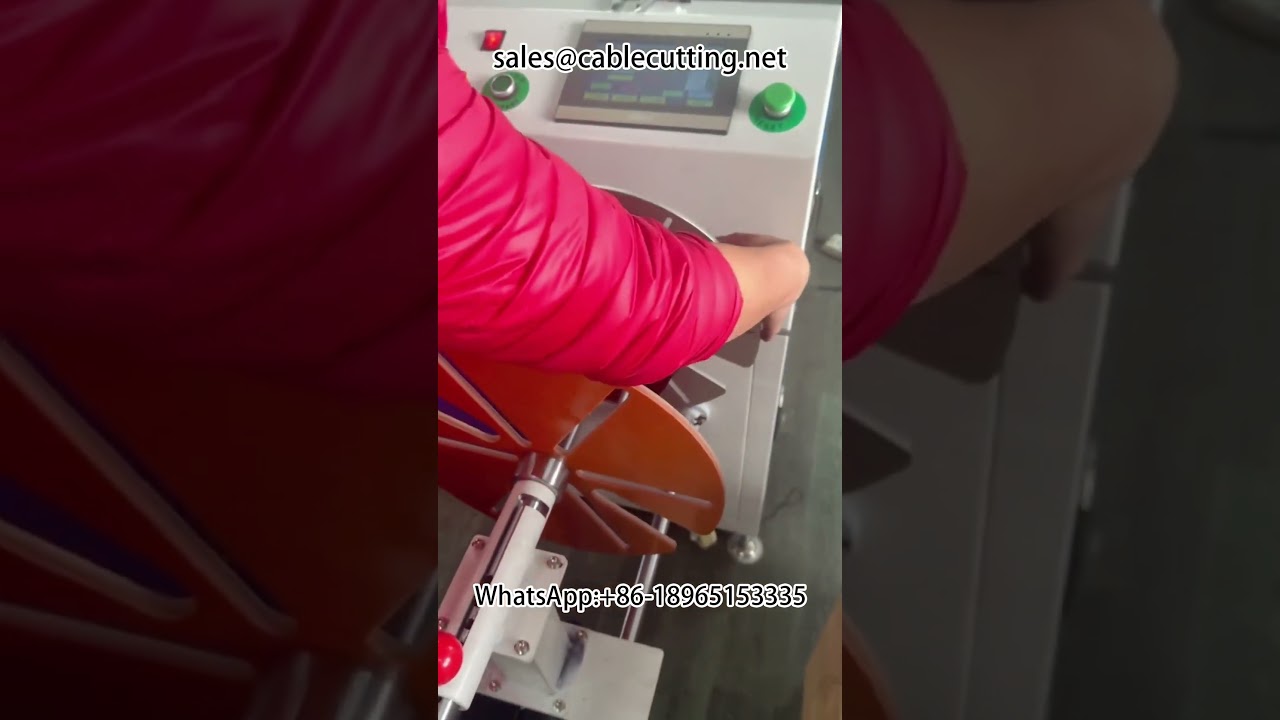 Automatisk meter-telling og buntemaskin for dryppeslange #Opprullingsmaskin #Slangeviklingsmaskin