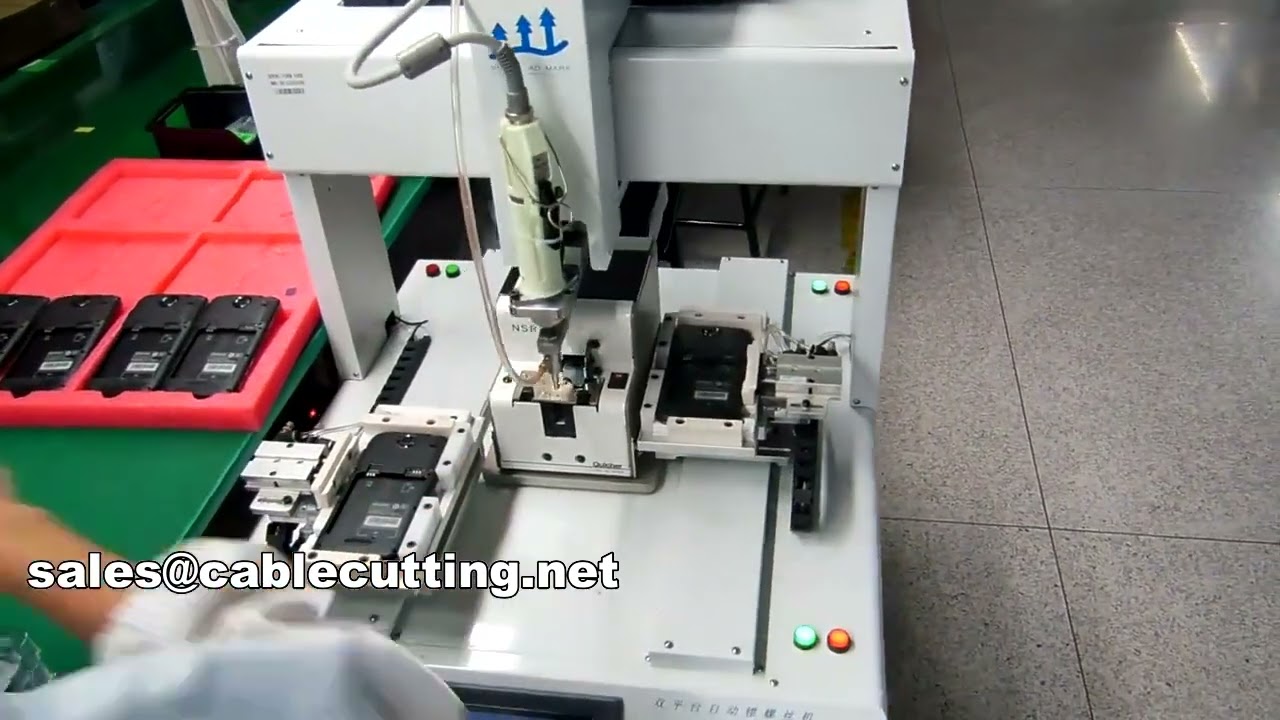 Automatisk 3-akslet skrumaskin WPM-802 – Effektiv skruing for industriell montering