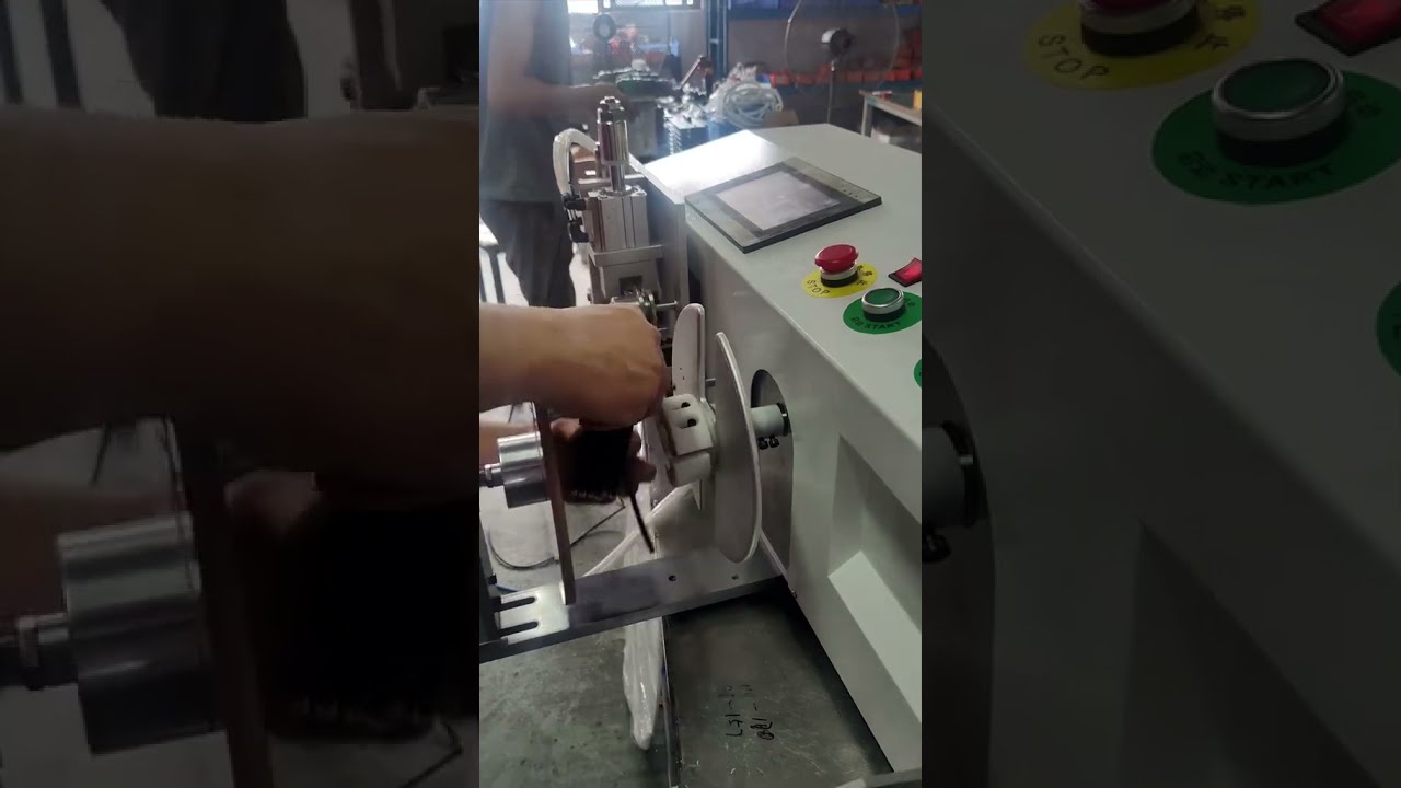 76型强力台式绕线扎线机，高效线缆处理自动化设备