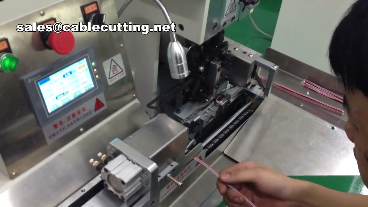 Automatisk kabelkontaktkrympemaskin - Fjerner midtre isolasjon - Changzhou Hechang Machinery