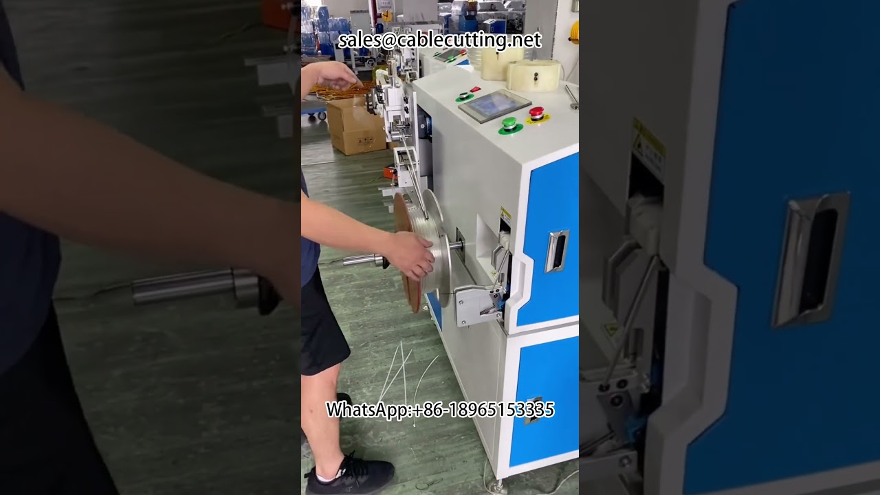 Automatisk telling og opprulling av PU-luftslanger til hulspole på plastskive #luftslange #slange #pneumatisk