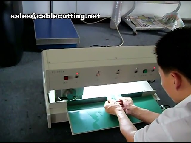 V-Cut PCB Separator Maskin med Slitesterkt Blad | PCB Separator