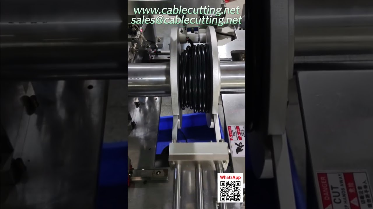 Fullautomatisk kabelviklingsmaskin med automatisk binding og kutting