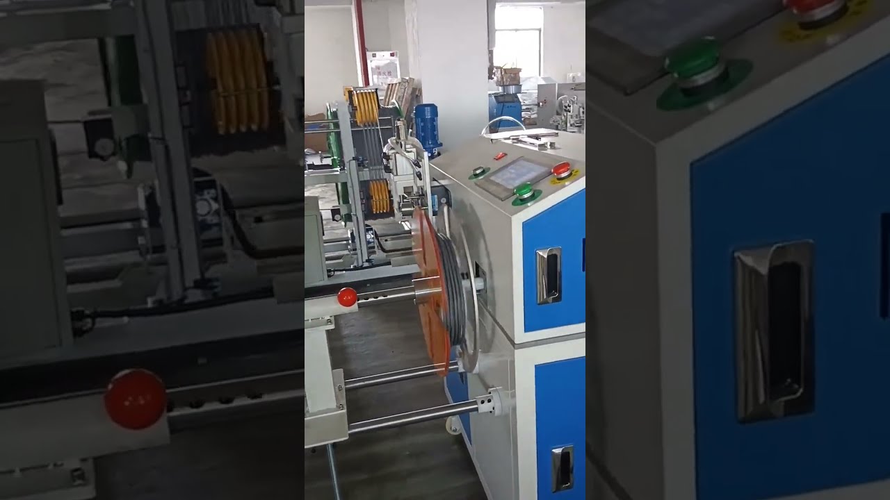 Automatisk ledningstelling, -sortering, -kutting, -vinding og -spoling med 500 kg avrulning