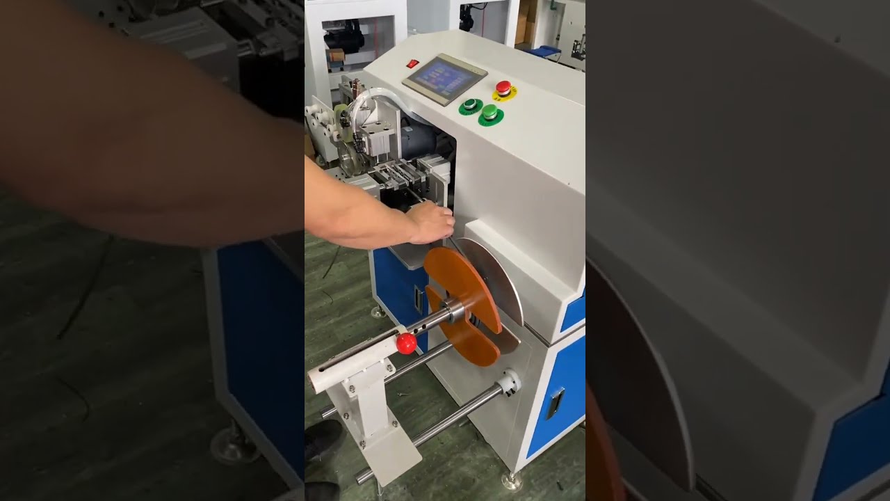 Automatisk dobbelende trådbehandlingsmaskin – telling, sortering, stripping, kutting, vikling og spoling