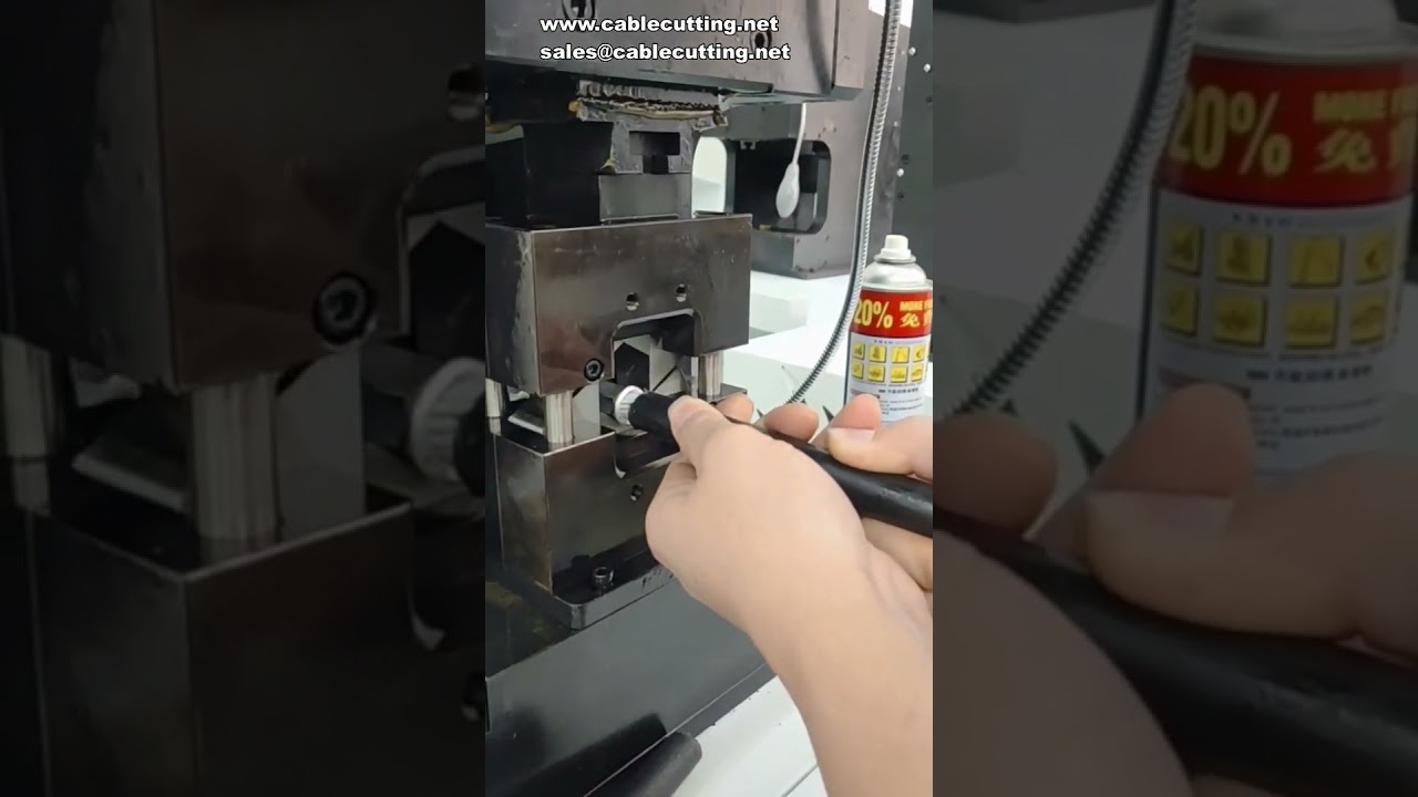 Servofri terminalmaskin for sekskantet krymp – 4-punkts B-form 300 mm² oljekrymp