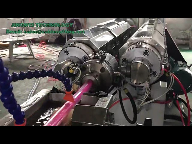 Fargerik gummistrikkproduksjonsmaskin for PR-materiale – Plastgummistrikkfremstillingsmaskin