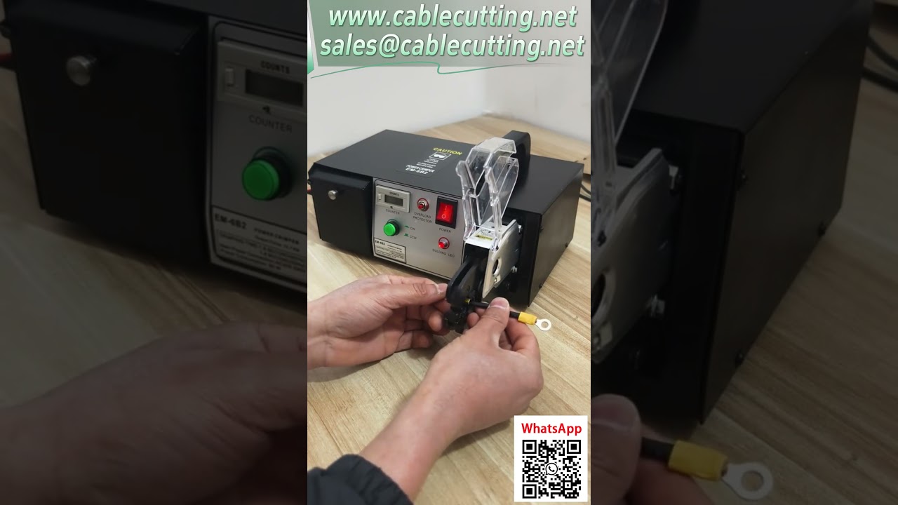 EM 6B2 Elektrisk Terminalkrymper – Allsidig for Flere Terminaltyper med Mange Dyser #Ledningsnett #Automatisering