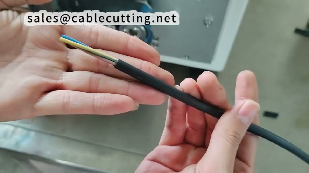 ワイヤー切断・内外被覆剥離機 長尺330mm・35mm対応 2mm芯線 自動加工