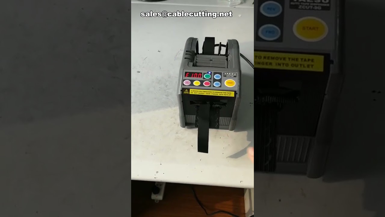 Farget elektrisk automatisk teipdispenser | Zcut 9 tape dispenser