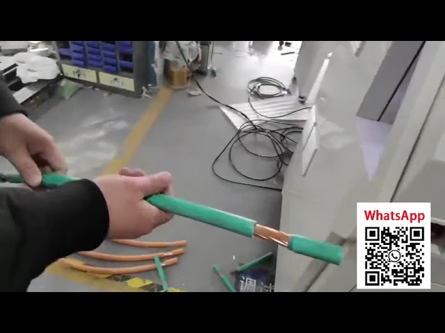 Ekstra stor kabelavisolingsmaskin for 300mm² tykke kabler – industriell presisjon