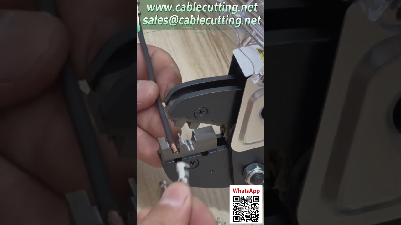 插電即用多功能端子壓接機 | 插簧端子壓接示範【高效線束加工】