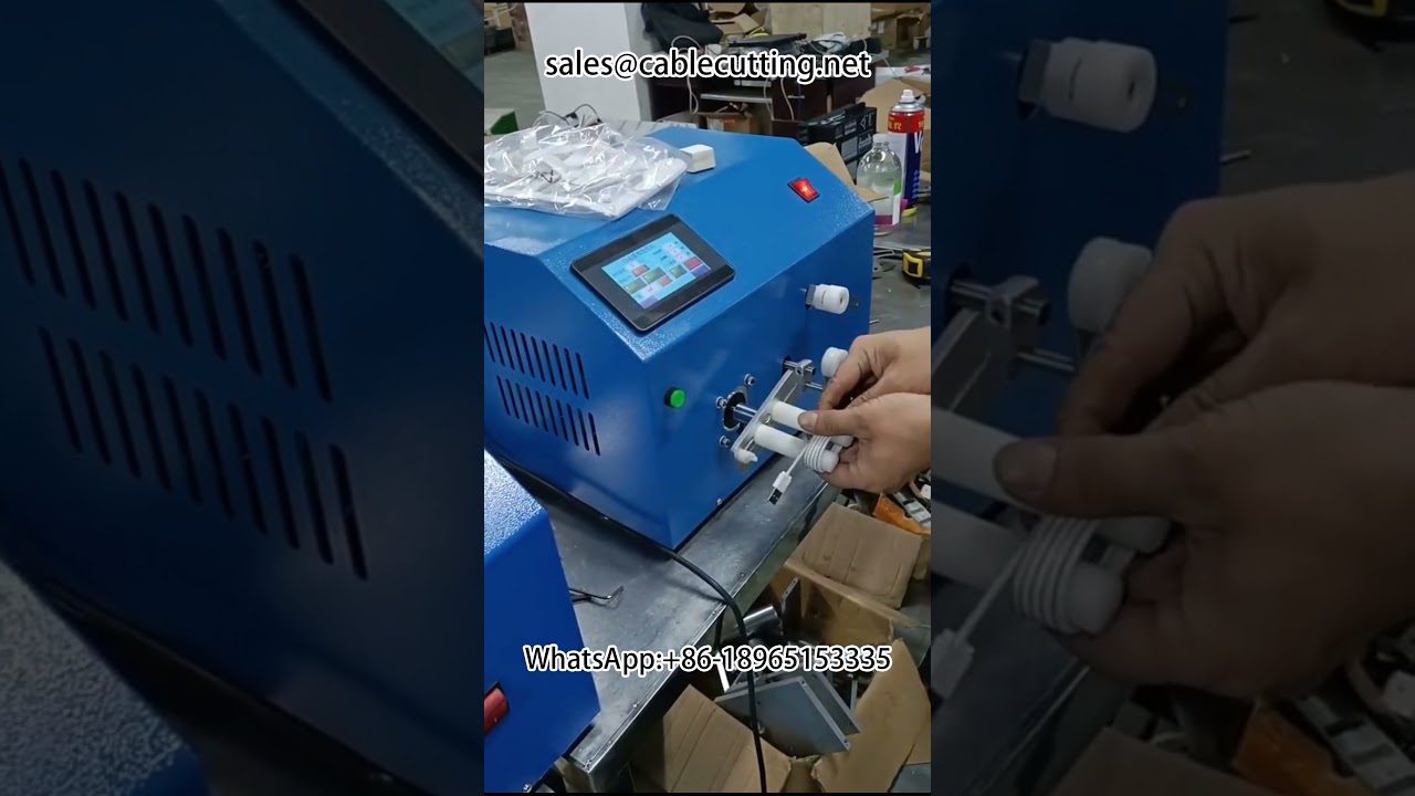 Høyhastighets datakabel- & viklingsmaskin for bilindustrien | Automatisk kabelstripping