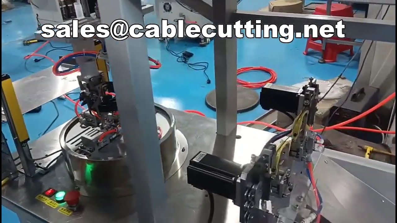 Automatisk kabelbindingsmaskin for VGA-kabler – rund dobbel bindingsoppsett OK