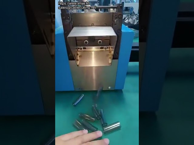 Automatisk maskin for kutting av metall, plastbelte, rørformet, fast lengde kabel og metallplate
