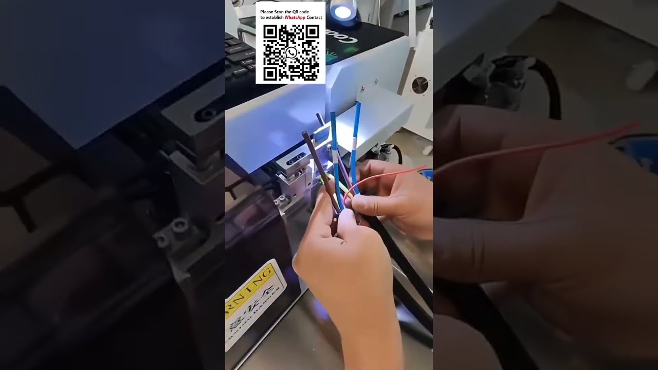 Máy Co Ống Nhiệt Tự Động - In, Luồn & Sấy Ống Nhiệt Cho Dây Sạc Xe Điện
