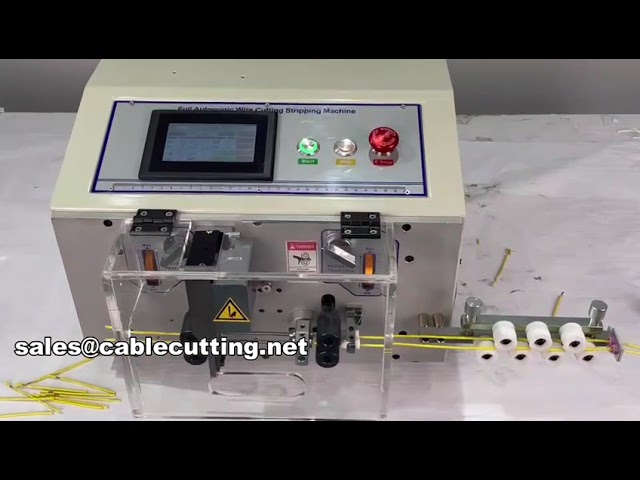 WPM-MAX1 – Presis PVC-trådskjæring og avisoleringsmaskin for effektiv kabelproduksjon