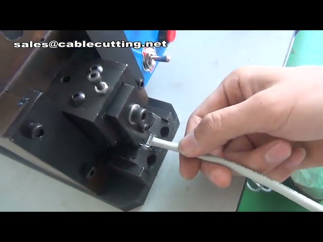 Automatisk RJ11- og RJ45-krimpmaskin for nettverkskabler