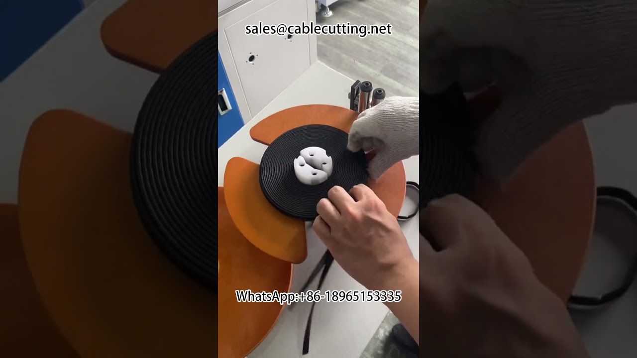 Automatisk flatledningsbakeovn for nettverkskabler og HDMI HD-kabler | Trådbehandling