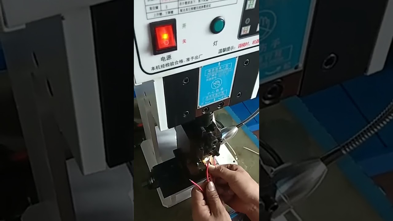 Halvautomatisk ultrastille terminalmaskin 1,5T – Elektrisk wirepress med OTP-formtilpasning