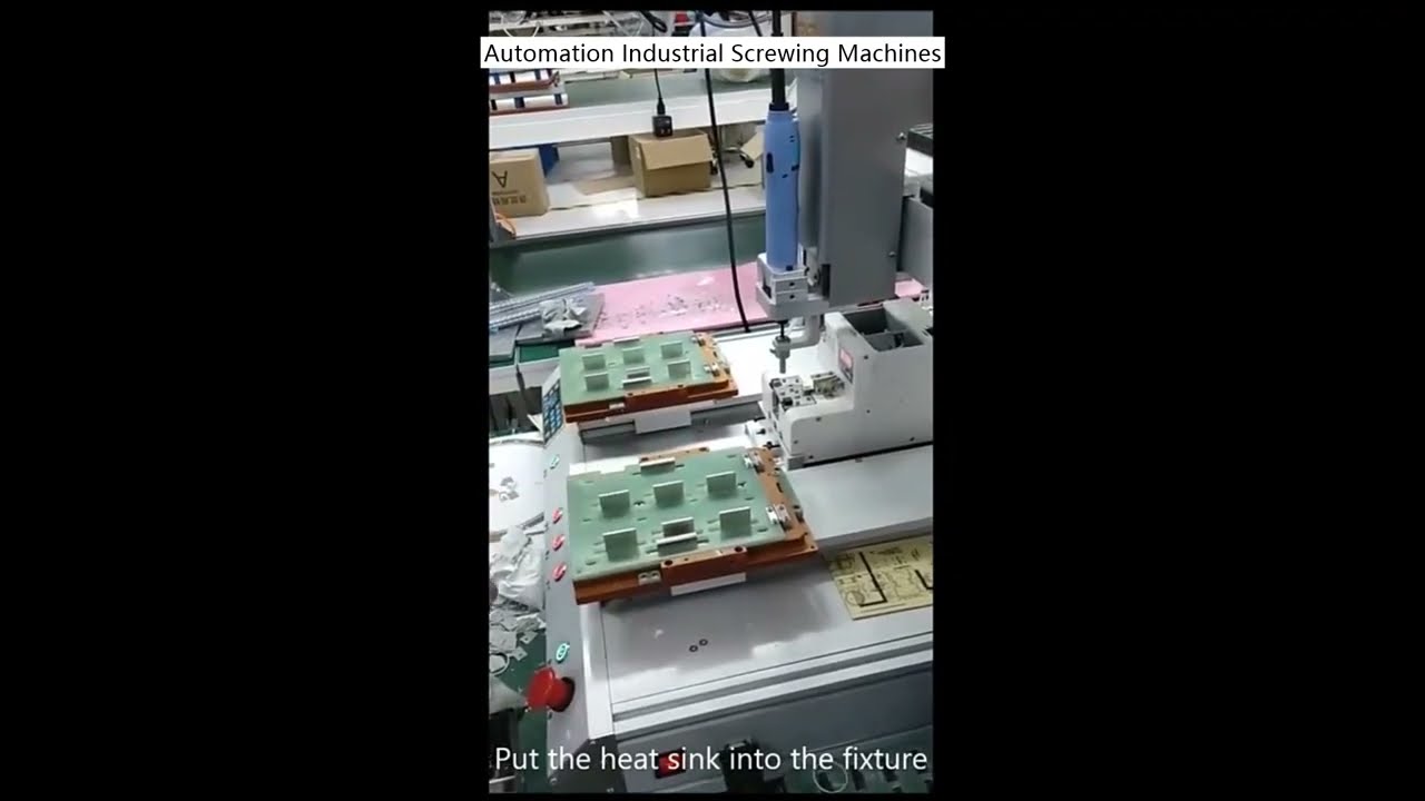 Automatiske industriskrumaskiner for høyhastighetsmontering