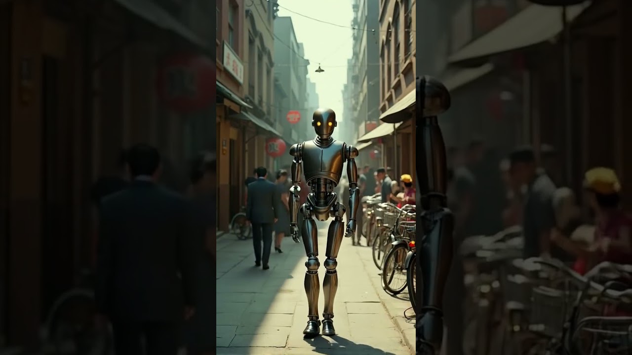 Urbane roboter dukker plutselig opp! #kabel #maskin