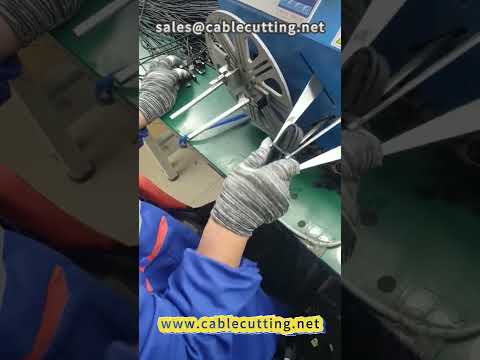 硅胶线圈膨胀绕线机 #绕线机 #数据线 #线束加工设备