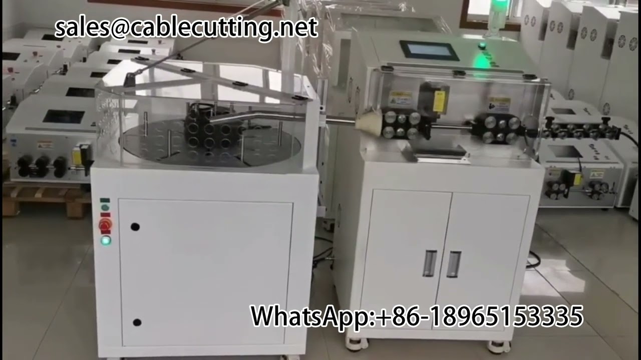 Integrert avisolerings- og opptaksmaskin #kabelharnessutstyr #avisoleringsmaskin #automasjonsutstyr