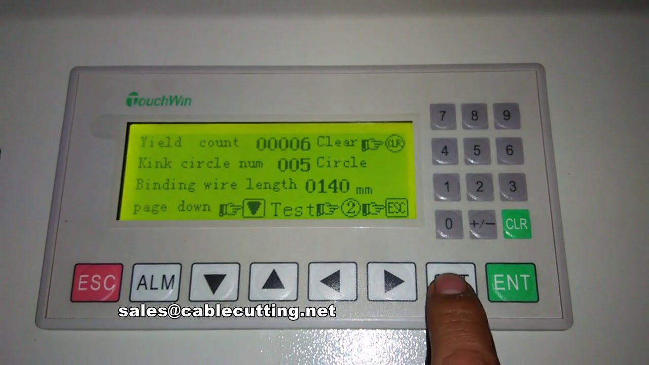 Effektiv elektrisk kabelviklings- og bindingsmaskin