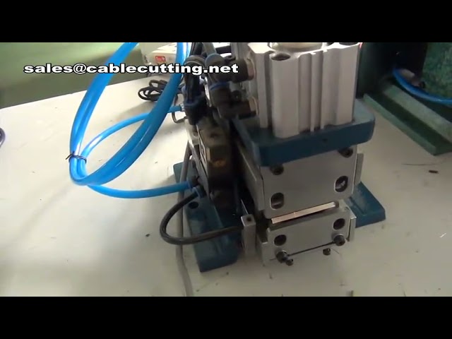 Pneumatisk avisoleringsmaskin for kabel, Trådavisolering, Pneumatisk strippemaskin
