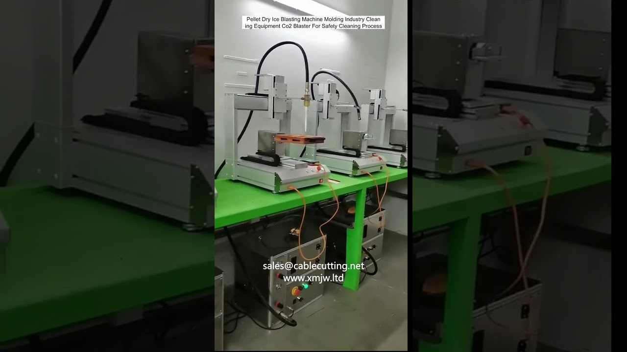 Tørrisblåsemaskin for pellets i støpeindustrien – CO2-renseutstyr for sikker rengjøring