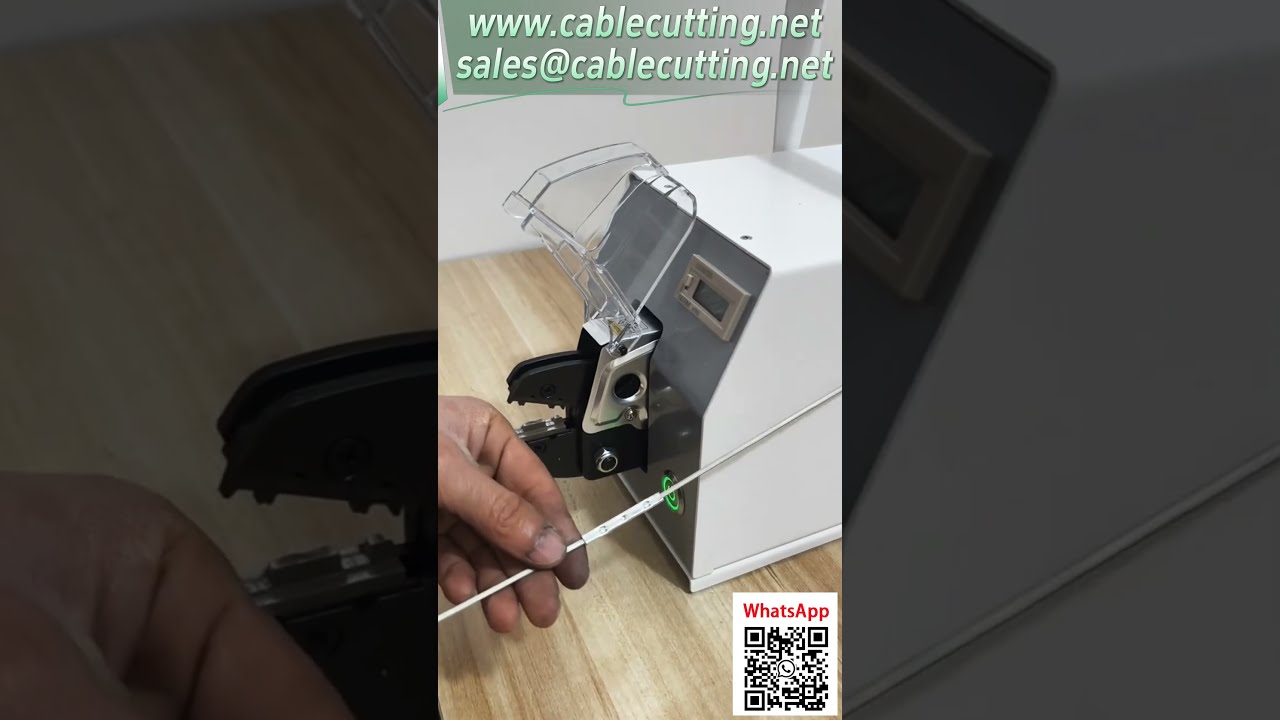 【20EC電動壓接機】客製模具壓接鐵線圈扣｜兼容多種端子｜工廠自動化配線解決方案