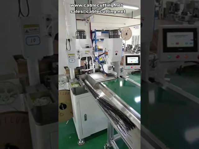 Fullservo automatisk dobbelthode terminalmaskin – presis kutting, stripping og krymping