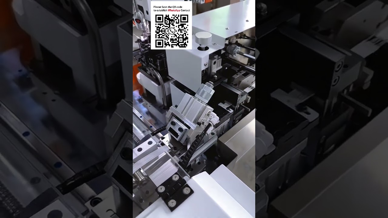 Helautomatisk 5-leder parallell krymping & tinningsmaskin #Ribbon Cable Processor